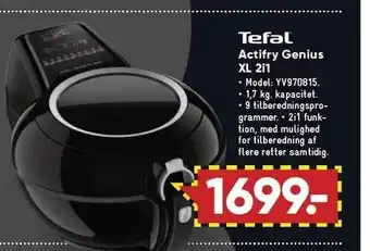 Bilka Actifry genius xl 2i1 tilbud
