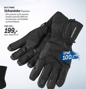 Thansen Skihandske phantom tilbud