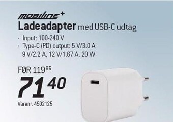 Thansen Ladeadapter tilbud