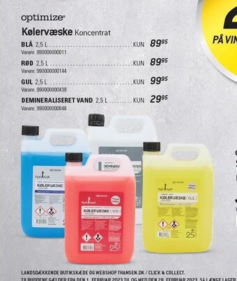 Thansen Kølervæske tilbud