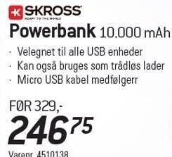 Thansen Powerbank tilbud