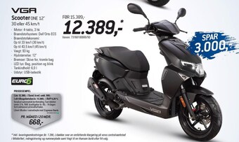 Thansen Scooter one 12" tilbud