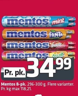 Fleggaard Mentos 8-pk. tilbud