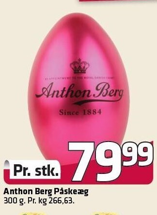 Fleggaard Anthon berg påskeæg tilbud