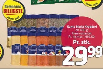 Fleggaard Santa maria krydderi tilbud