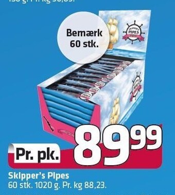 Fleggaard Skipper's pipes tilbud