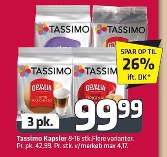 Fleggaard Tassimo kapsler tilbud