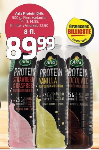 Fleggaard Arla protein drik tilbud