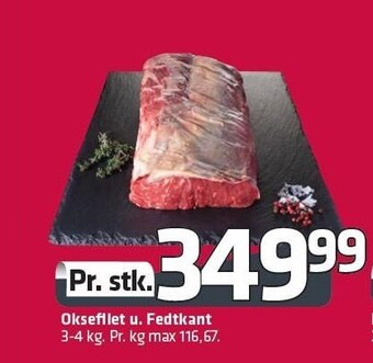 Fleggaard Oksefilet u. fedtkant tilbud