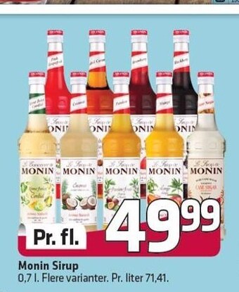 Fleggaard Monin sirup tilbud