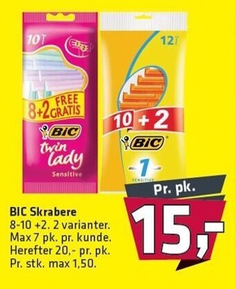 Fleggaard Bic skrabere tilbud