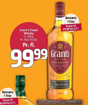 Fleggaard Grant's finest whisky tilbud