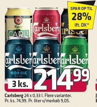 Fleggaard Carlsberg tilbud