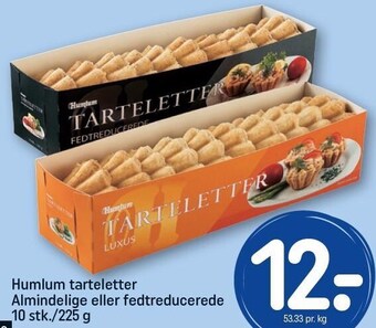 REMA 1000 Humlum tarteletter tilbud
