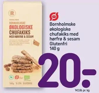 REMA 1000 Bornholmske økologiske chufakiks med hørfrø & sesam tilbud