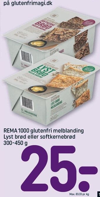 REMA 1000 Rema 1000 glutenfri melblanding tilbud
