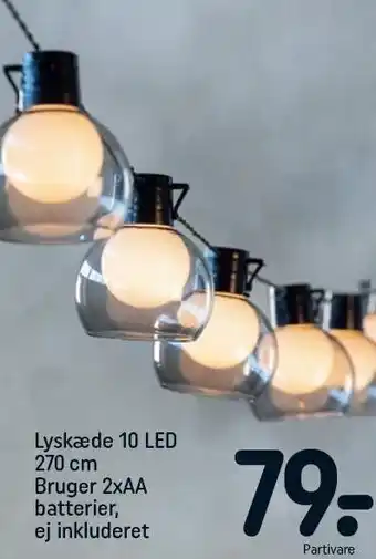 REMA 1000 Lyskæde 10 led 270 cm tilbud
