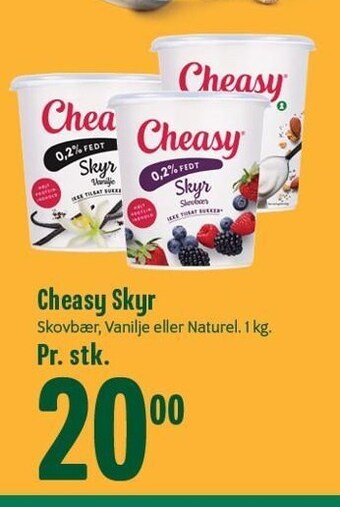 Min Købmand Cheasy skyr 1 kg tilbud