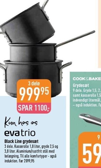 Black line grydesæt