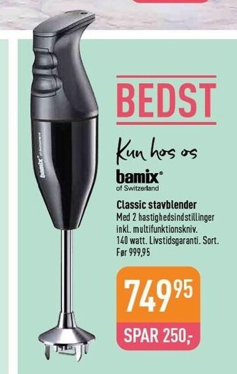 Imerco Classic stavblender tilbud