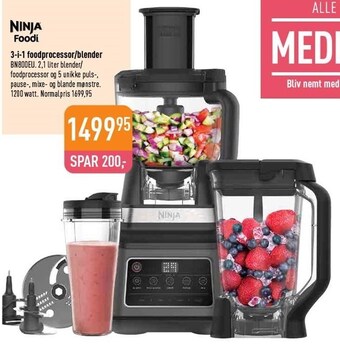 Imerco 3-i-1 foodprocessor/blender tilbud