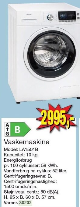 Harald Nyborg Vaskemaskine tilbud