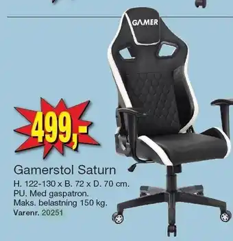 Harald Nyborg Gamerstol saturn tilbud