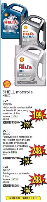 Harald Nyborg Shell motorolie tilbud