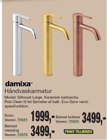 Håndvaskarmatur