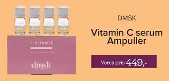 Vitamin c serum ampuller