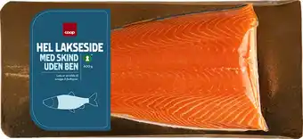 SuperBrugsen Fersk lakseside (coop) tilbud