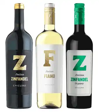 SuperBrugsen Z zinfandel eller f fiano (epicuro,z zinfandel) tilbud