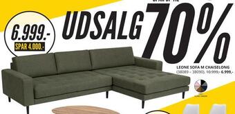 My Home Leone sofa m chaiselong tilbud
