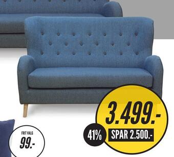 King sofaer 2 pers.