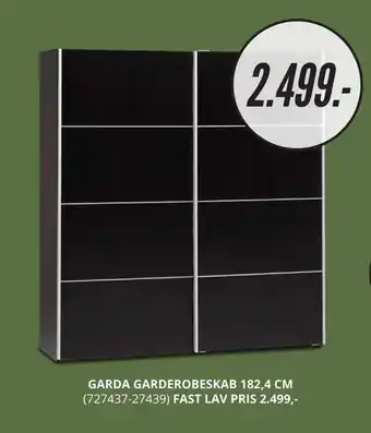 Garda garderobeskab 182,4 cm