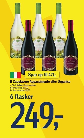 Føtex Il capolavoro appassimento eller organico tilbud