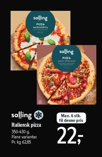 Føtex Italiensk pizza tilbud
