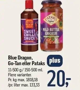 Føtex Blue dragon, go-tan eller pataks tilbud