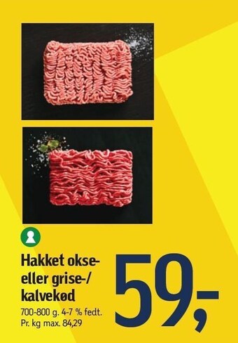 Føtex Hakket okse- eller grise-/kalvekød tilbud