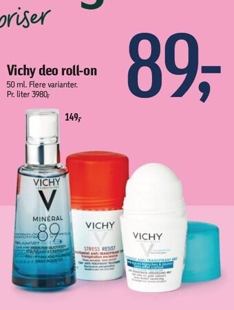 Føtex Vichy deo roll-on tilbud