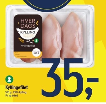 Føtex Kyllingefilet tilbud