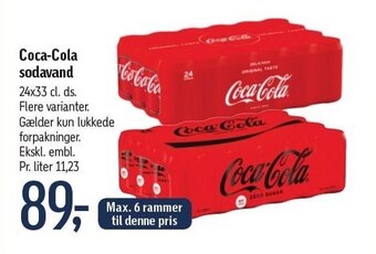 Føtex Coca-cola sodavand tilbud