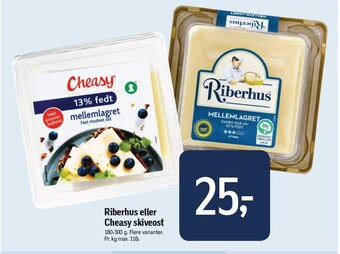 Føtex Riberhus eller cheasy skiveost tilbud