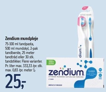 Føtex Zendium mundpleje tilbud