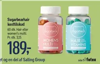 Sugarbearhair kosttilskud