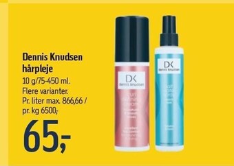 Føtex Dennis knudsen hårpleje tilbud