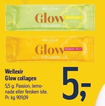 Føtex Wellexir glow collagen tilbud