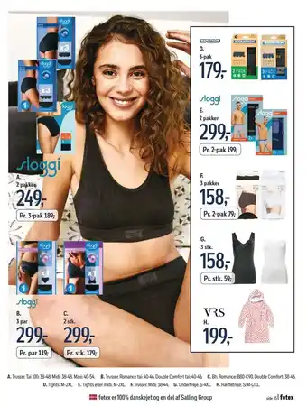 Trusser, bh, tights eller midi, undertrøje eller hættetrøje
