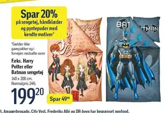 Føtex Spar20% på sengetøj, håndklæder og pyntepuder med kendte motiver tilbud