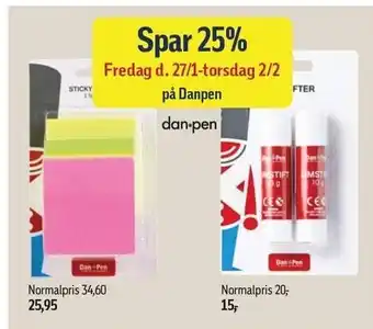 Føtex Spar 25% dan-pen tilbud